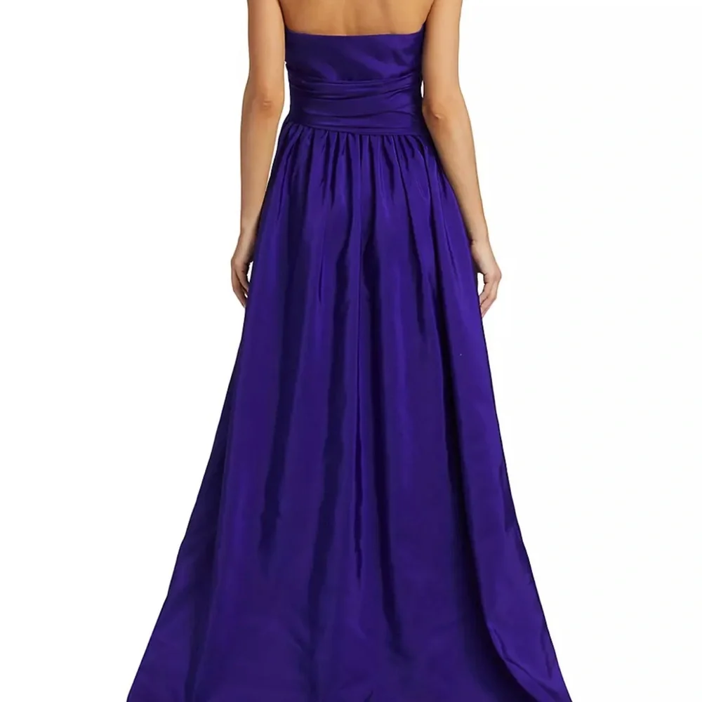 NWT ML Monique Lhuillier Purple Gown sz 16 - Picture 3 of 5